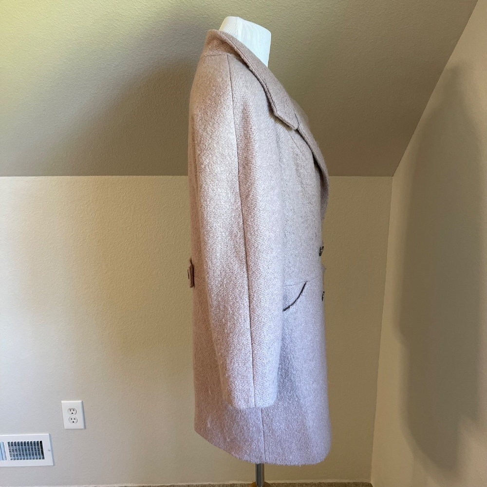 Unique ASOS Dusty Pink Maxi Coat - Picture 3 of 7